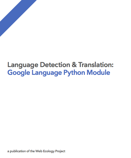 Google Language Python Module